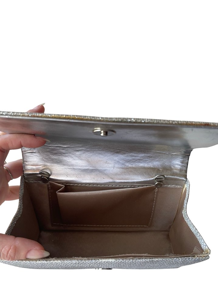 Gri Simli Kadın Portföy Çanta - Görsel 3