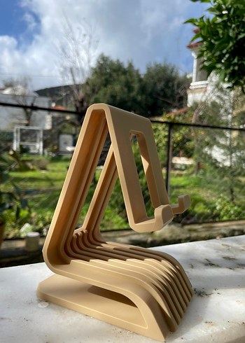 Camel Renkli Telefon Tutucu - Görsel 3