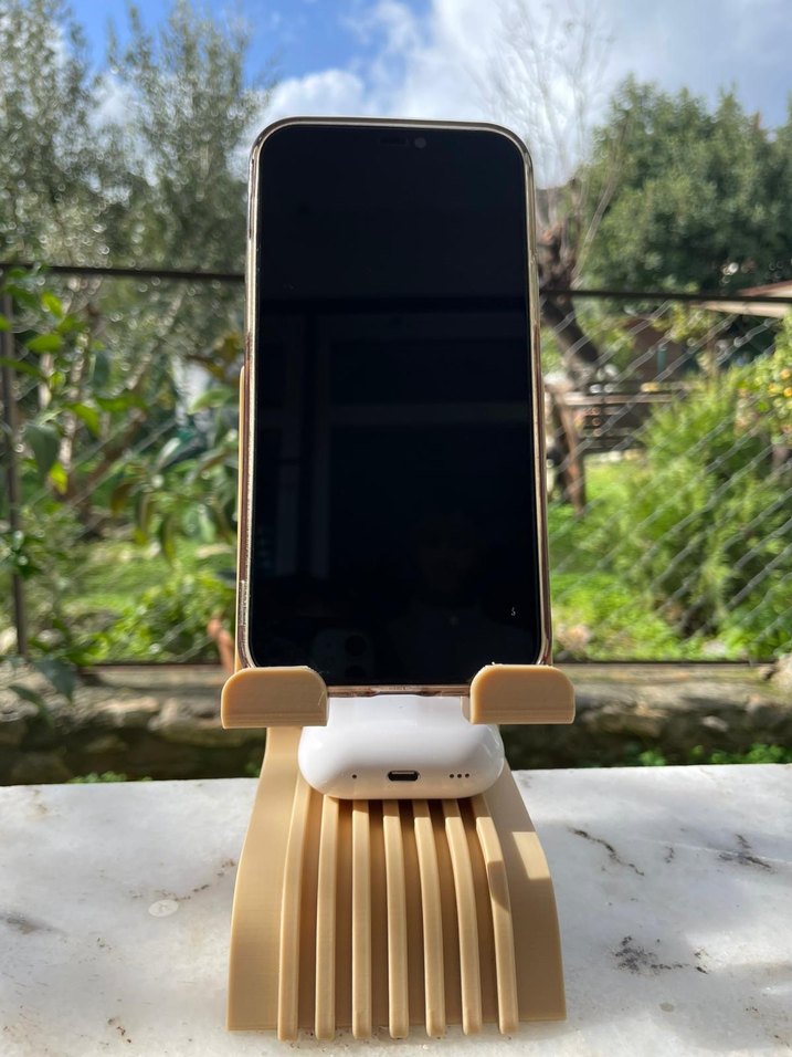 Camel Renkli Telefon Tutucu - Görsel 2