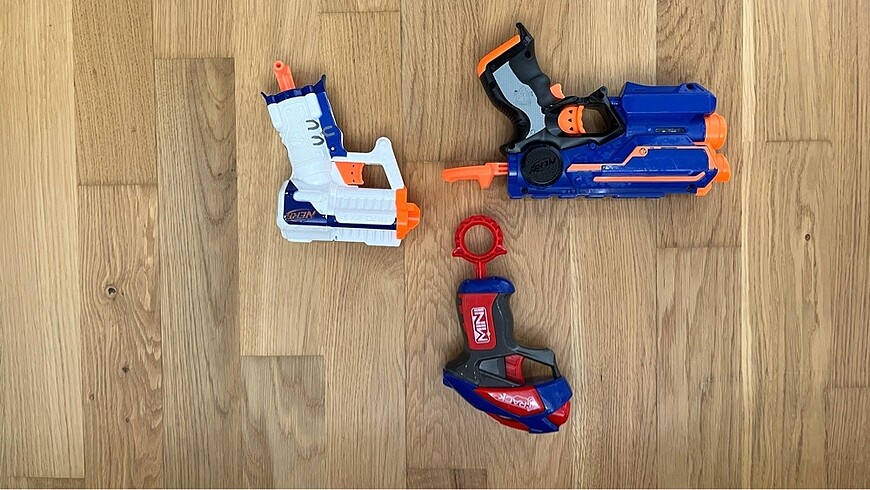  Nerf üçlü tabanca seti