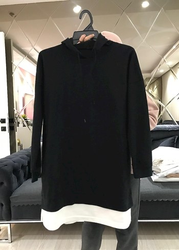 yırtmaçlı sweat tunik - Görsel 3