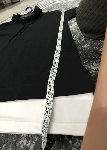 yırtmaçlı sweat tunik - Görsel 6