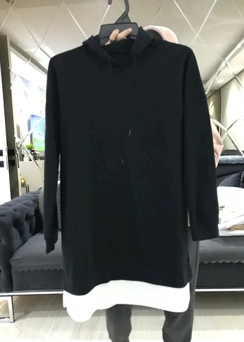 yırtmaçlı sweat tunik - Görsel 2