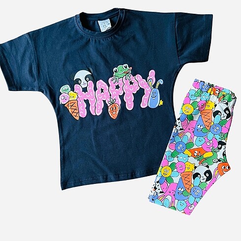 Zara Happy animals taytlı takım