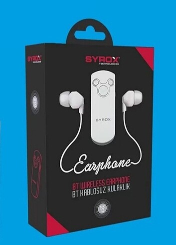 SYROX BT KABLOSUZ KULAK İÇİ KULAKLIK 