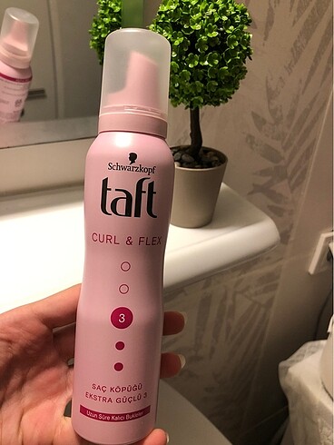 taft curl flex saç köpüğü