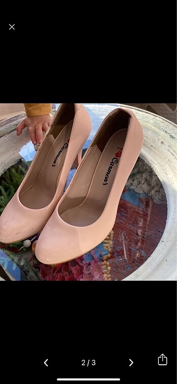 Diğer Pudra topuklu ayakkabı-stiletto
