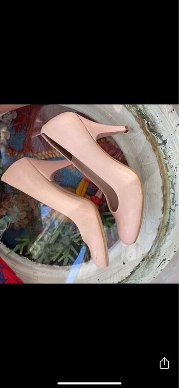 36 Beden Pudra topuklu ayakkabı-stiletto