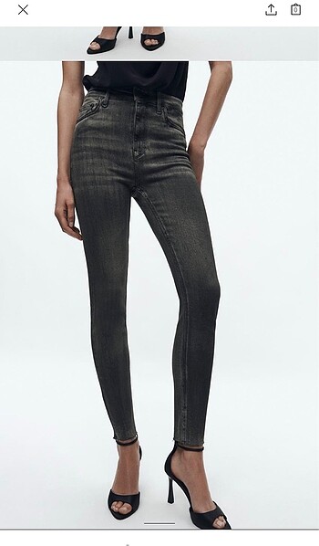 Zara Zara yüksel bel jean