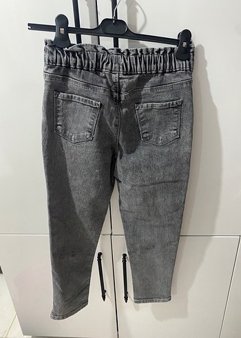 LC Waikiki Gri Kız çocuk Bol Kesim Denim Jean 10-11 yaş
