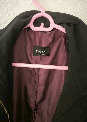 Siyah Midi Kadın Sokak Stili Kaban - Görsel 2