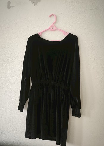 Dantelli Siyah Midi Gotik Elbise - Görsel 7