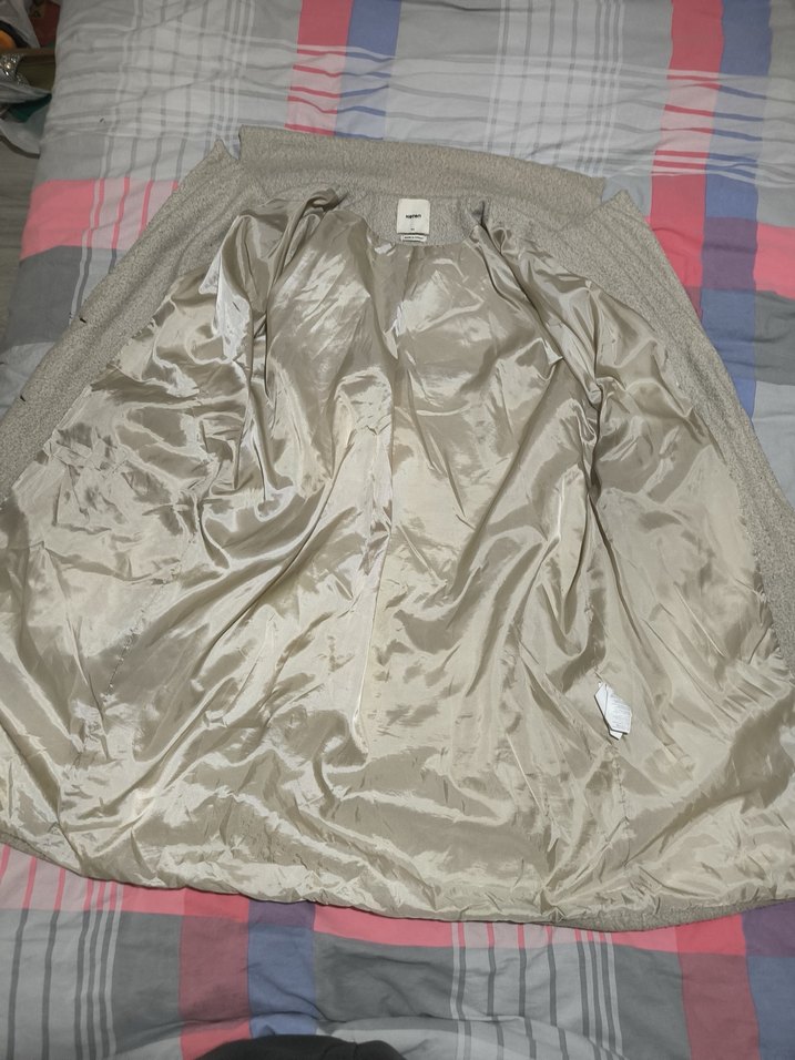 Gri Uzun Düğmeli Kaban - Görsel 2