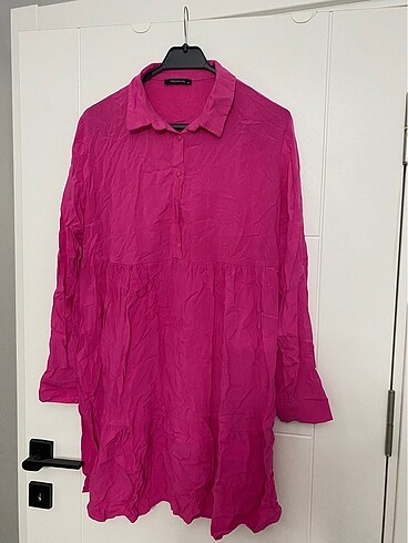 Pembe kloş gömlek