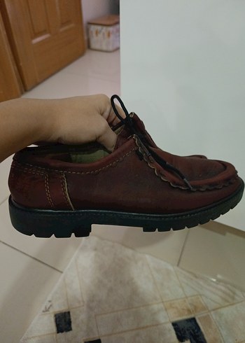 37 Beden kahverengi Renk loafer ayakkabı