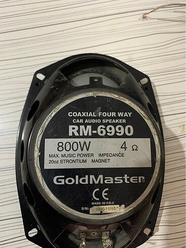 Goldmaster oval hoparlör