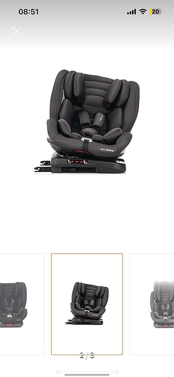 Uni Baby oto koltuğu