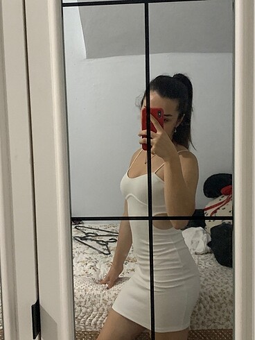 xs Beden Bershka mini elbise