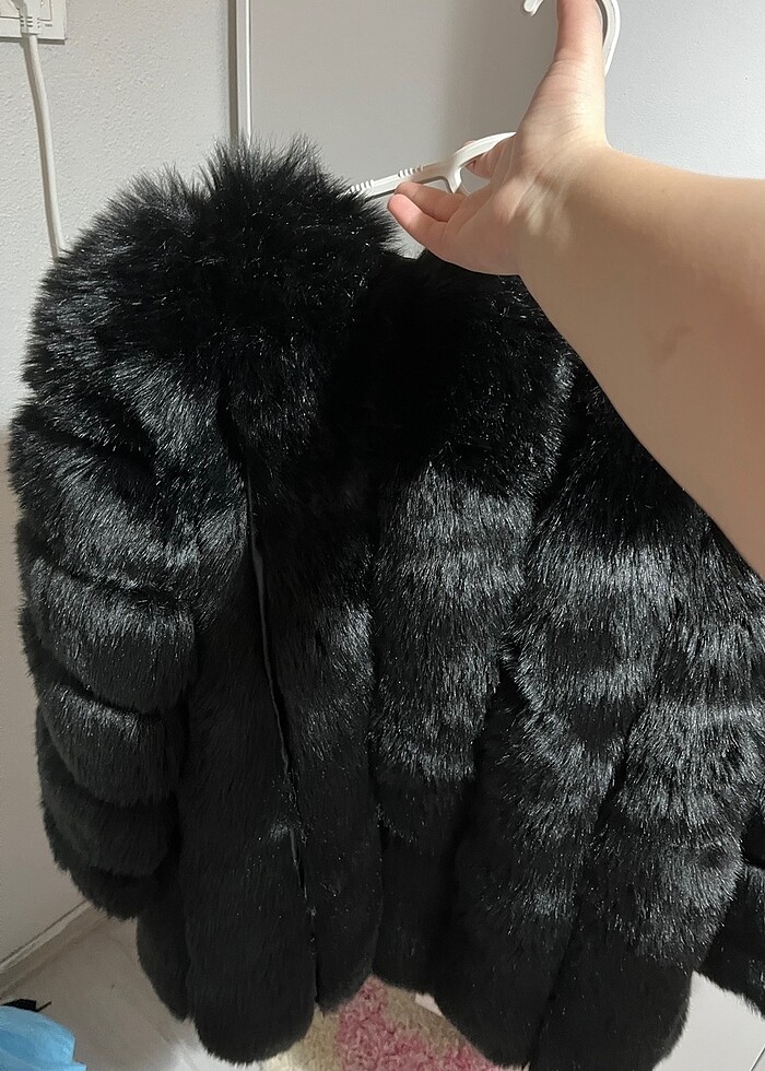 Kürk siyah hiç giyilmedi - Görsel 2