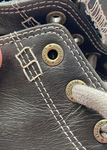 Kemer Detaylı Unisex Deri Spor Ayakkabı Converse - Görsel 6