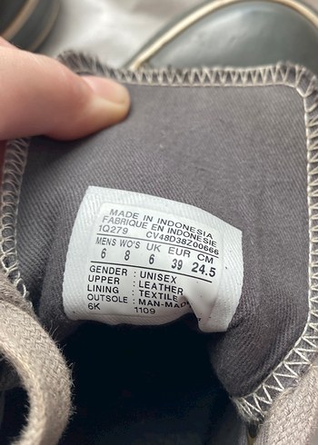 Kemer Detaylı Unisex Deri Spor Ayakkabı Converse - Görsel 4