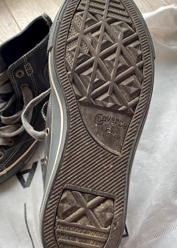 Kemer Detaylı Unisex Deri Spor Ayakkabı Converse - Görsel 5