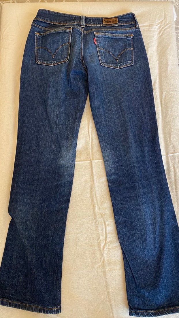 Kadın Lacivert Midi Straight Fit Denim Pantolon - Görsel 5