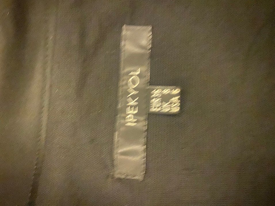 V yaka, drapeli uzun siyah gece elbisesi - Görsel 4