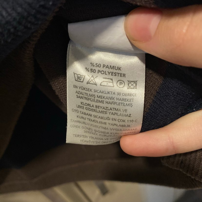 Erkek Kahverengi Uzun Kollu Polo Tişört - Görsel 5