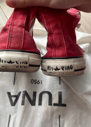 Kadın Kırmızı Converse Spor Ayakkabı - Görsel 5