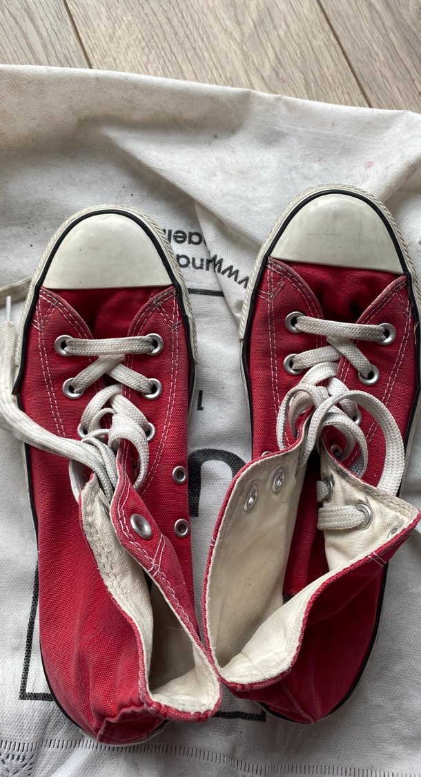 Kadın Kırmızı Converse Spor Ayakkabı - Görsel 4