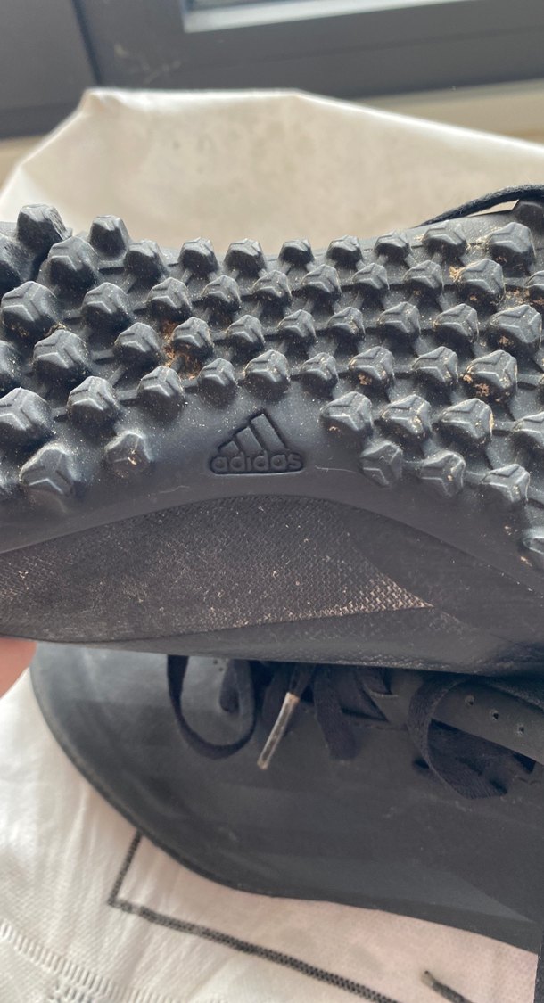 Siyah Erkek Bağcıklı Futbol Krampon - Görsel 5