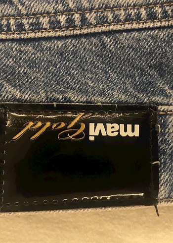 Kadın Gri Midi Kot Pantolon - Görsel 3