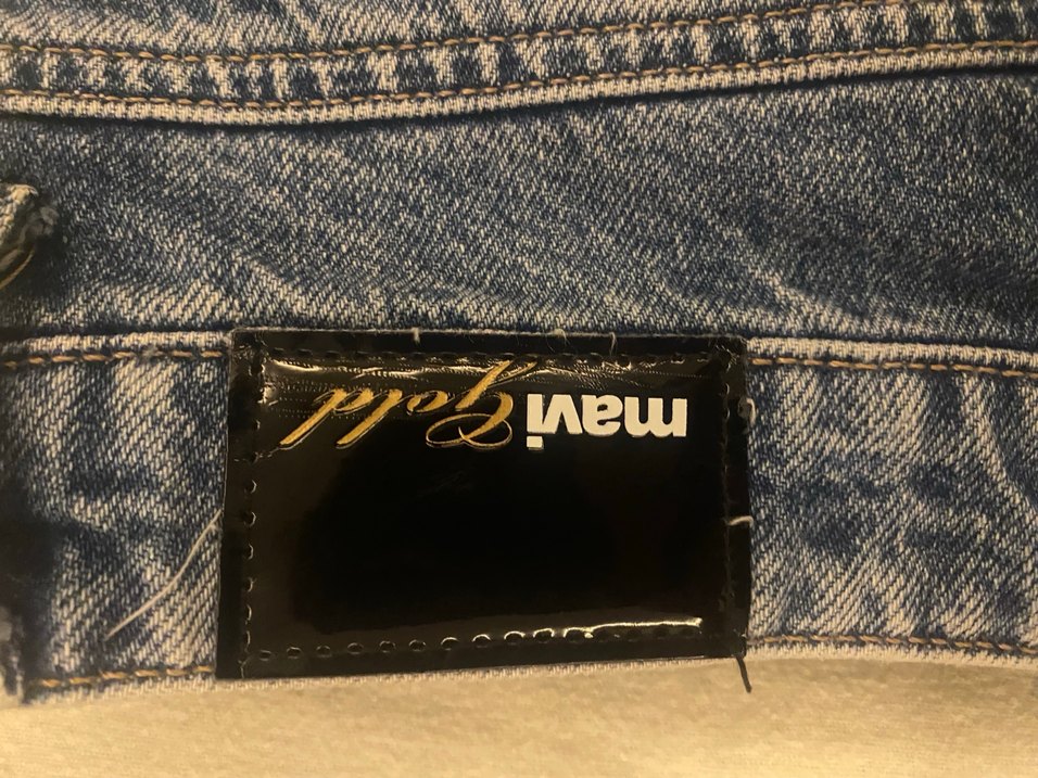 Kadın Gri Midi Kot Pantolon - Görsel 3