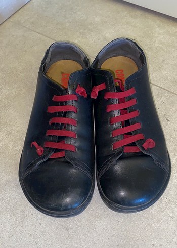 Camper Sik Siyah Deri Sneaker Camper