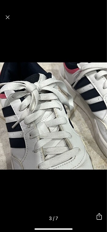 39 Beden beyaz Renk Adidas Hoops 3.0 Kadın Ayakkabı