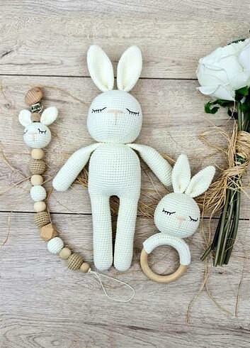 AMİGURUMİ ÜÇLÜ SET 
