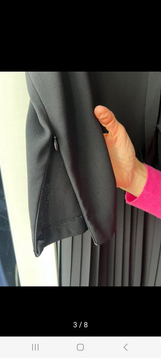 Beymen Club Siyah Piliseli Uzun Elbise - Görsel 3