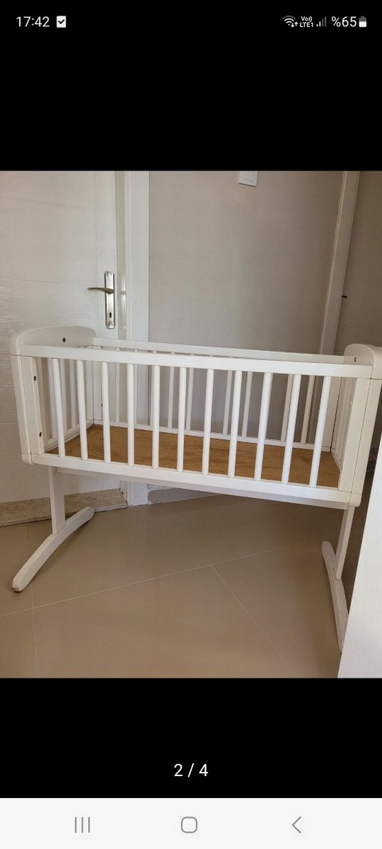 Mothercare Beyaz Bebek Beşiği - Görsel 2