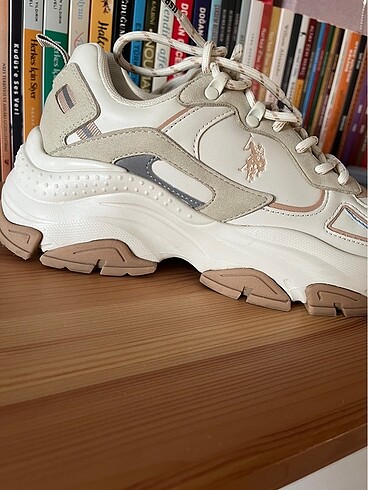 U.S Polo Assn. U.S. Polo Assn. KALISTA 5FX Bej Kadın Spor Ayakkabı