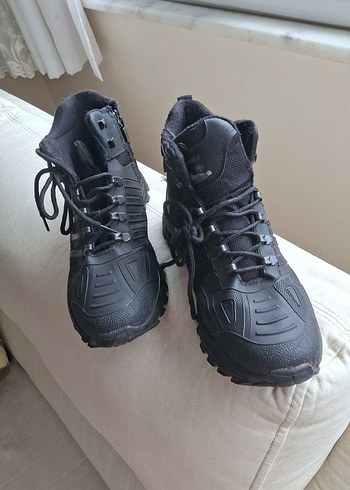 Siyah Erkek Outdoor Botları Tokalı - Görsel 3