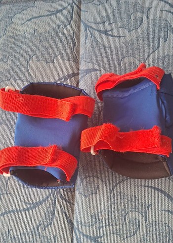 Mavi Biker Diz Koruyucu - Velcro Ayarlı - Görsel 3