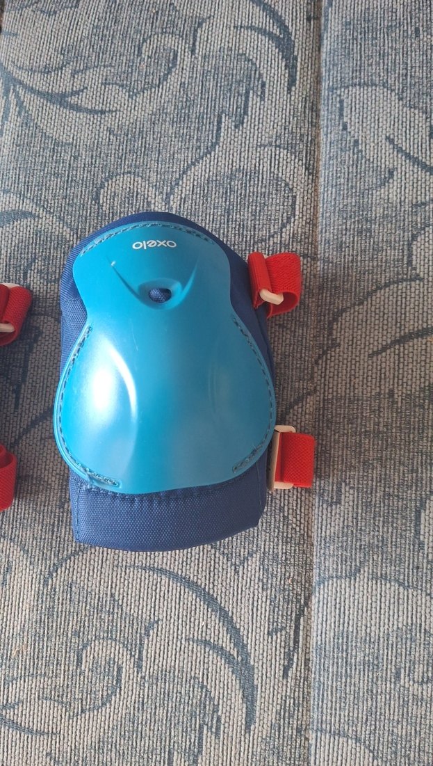 Mavi Biker Diz Koruyucu - Velcro Ayarlı - Görsel 2