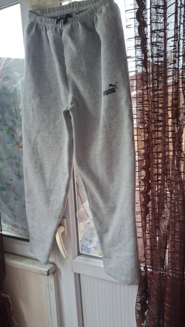 Gri Puma Erkek Rahat Kesim Eşofman Altı - Görsel 2