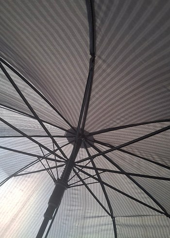 Gri Püsküllü Şemsiye - Görsel 4