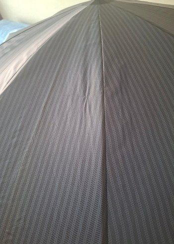 Gri Püsküllü Şemsiye - Görsel 5