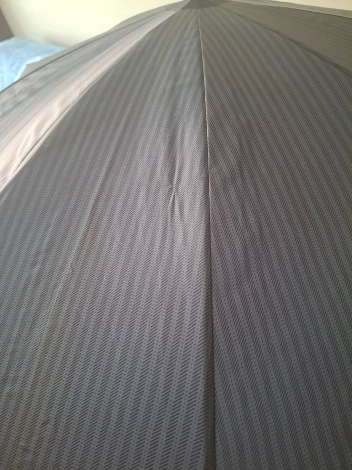 Gri Püsküllü Şemsiye - Görsel 5