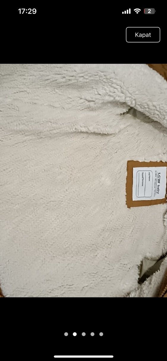 Kapüşonlu Düğmeli Erkek Çocuk Kahverengi Mont - Görsel 5