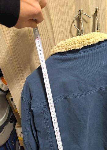 Düğmeli Lacivert Erkek Kaban - Görsel 4