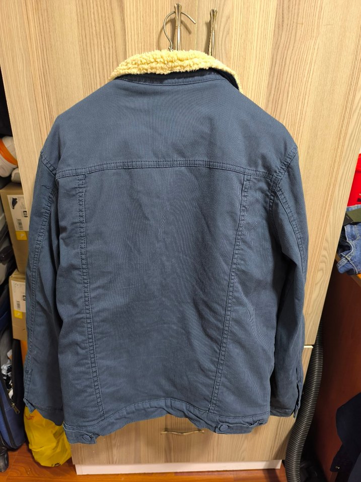 Düğmeli Lacivert Erkek Kaban - Görsel 3